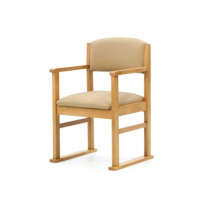 Oakdale Dining Chair with arms and Ski's